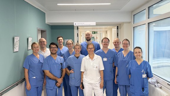 Gruppenfoto des Behandlungsteams der Klinik für Urologie und Kinderurologie