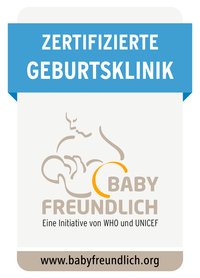 Logo Babyfreundlich - Zertifizierte Geburtsklinik
