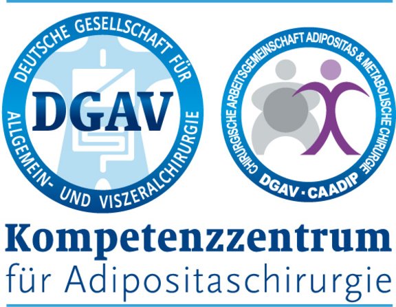 Logo DGAV Kompetenzzentrum für Adipositaschirurgie