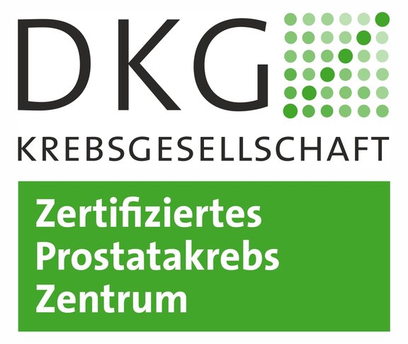 Logo DKG Krebsgesellschaft - Zertifiziertes Prostatakrebszentrum